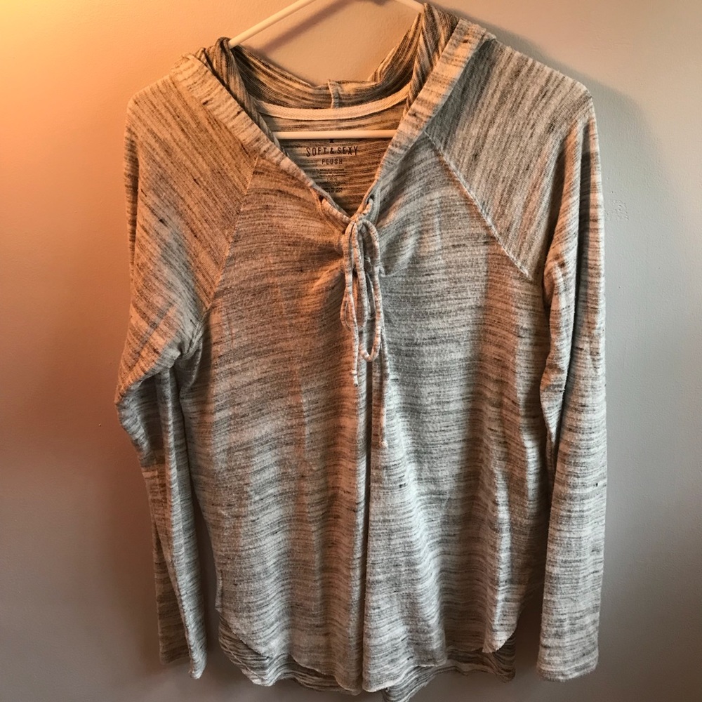 light charcoal grey sweater